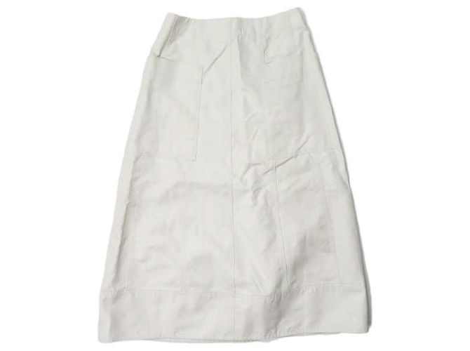 Autre Marque Gonna in misto lino Drawer Beige
