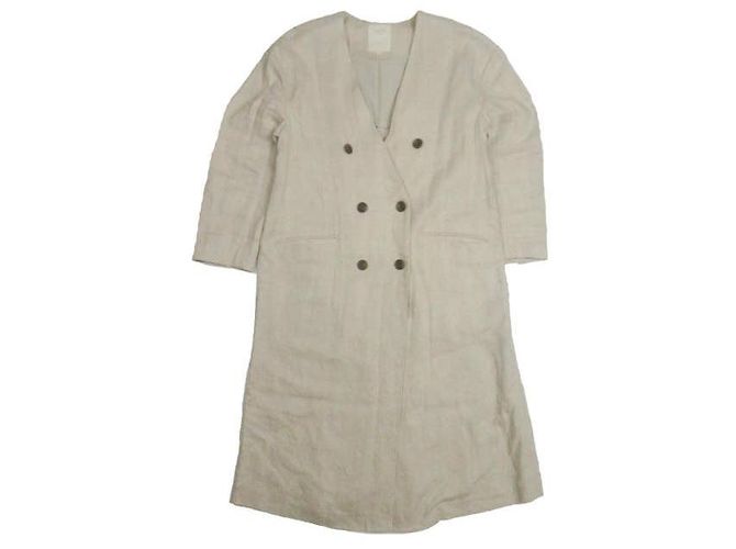 Autre Marque Cappotto doppio in lino B:MING by BEAMS Beige