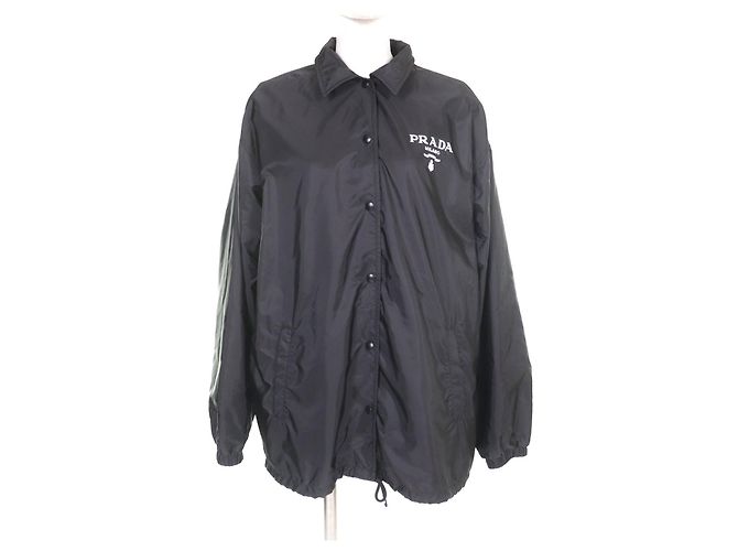 Prada Recycled Polyamide Jacket Black