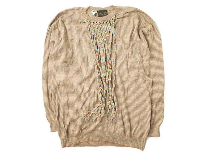 Suéter de red Loewe Paula Net Sweater Cotton Sweater Limited Multicolor