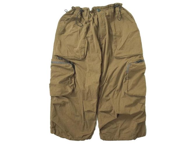 Autre Marque Pantaloni cargo BAL RIPSTOP ZIP HEM CREW 3 4 Marrone Cioccolato