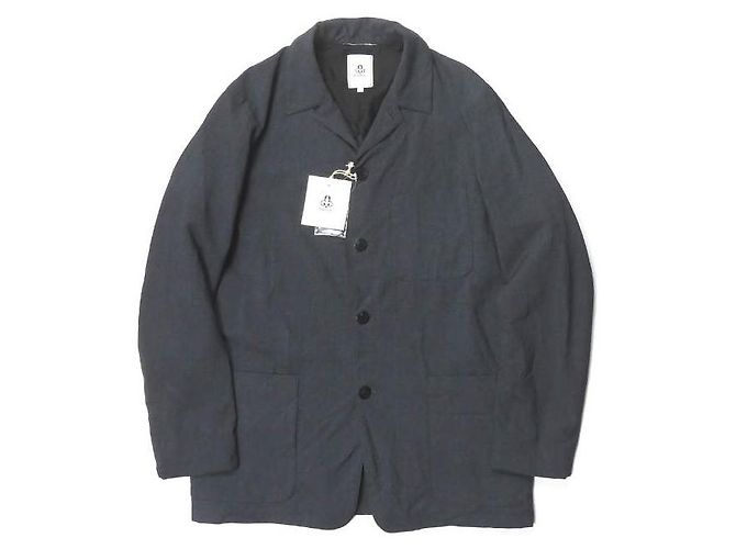 Autre Marque mando PE RY Check Coverall Jacket Blue Navy blue