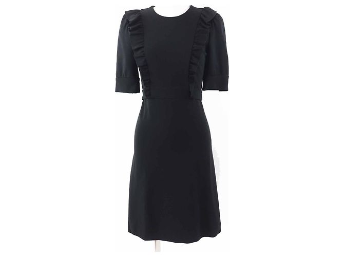 Gucci One Piece Rayon Kleid Schwarz