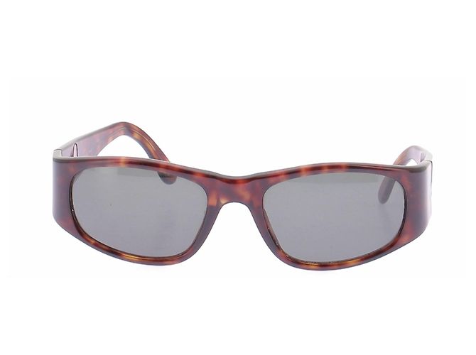 Giorgio Armani sunglasses brown plastic scale pattern