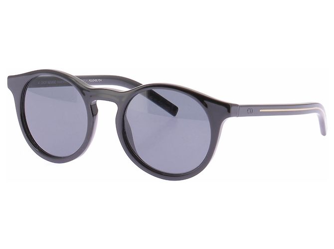 Dior Occhiali da sole rotondi neri Nero