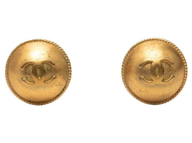 Orecchini Vintage Chanel Coco Mark D'oro 