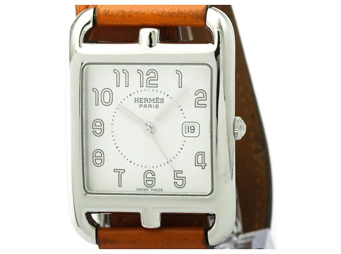 Hermès Hermes Cape Cod Double Tour Steel Quartz Wristwatch