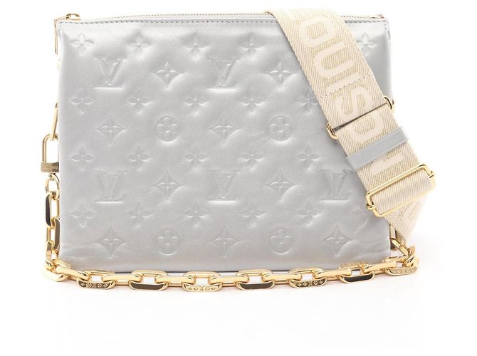 Borsa a Spalla Coussin PM Louis Vuitton Argento