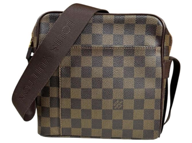 Borsa a Spalla Damier Olaf PM Louis Vuitton Marrone