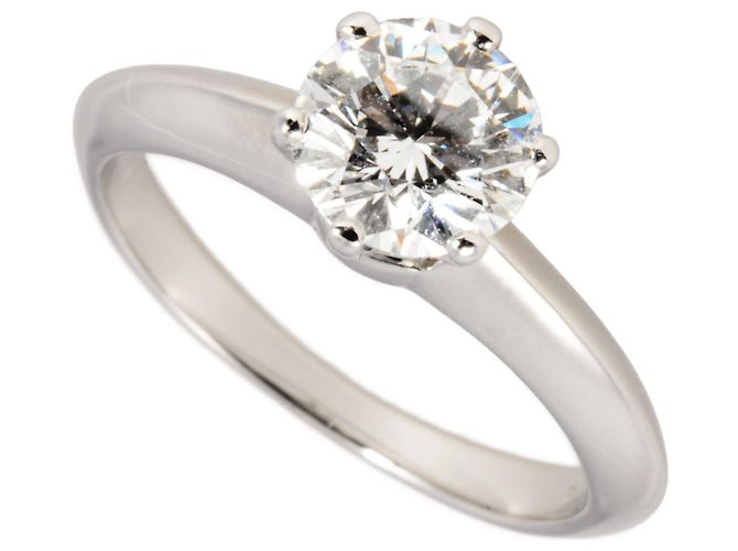 Tiffany & Co. Platinum Solitaire Ring 