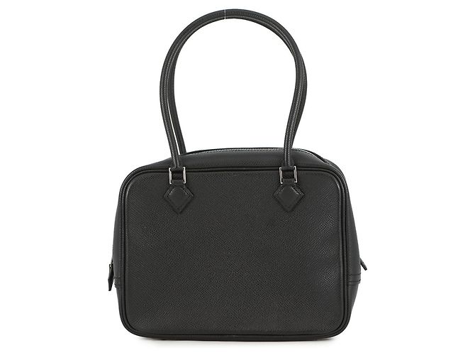 Borsa Hermès Plume Mini in Epsom nera Nero