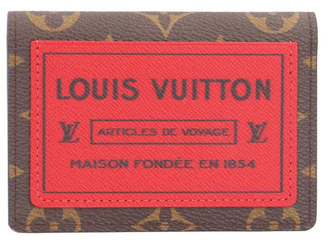 Organizer Visitenkartenetui Monogram Louis Vuitton Braun