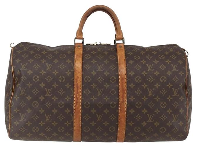 Louis Vuitton Keepall Monogram Canvas 55 Brown