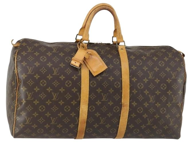 Louis Vuitton Keepall Monogram Canvas 55 Marron