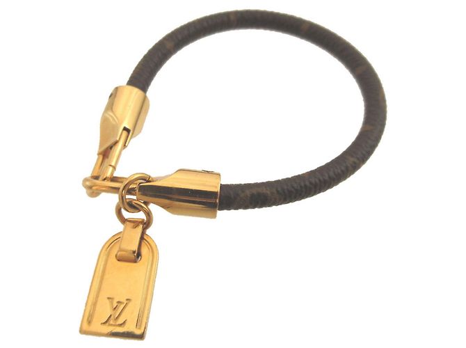 Pulsera Brasserie Monogram Rack It de Louis Vuitton Castaño Dorado Monograma