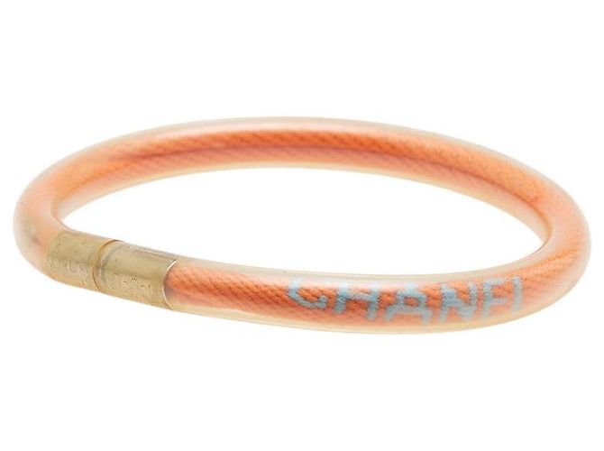 Timeless Pulsera Logo Línea Deportiva de Chanel Naranja
