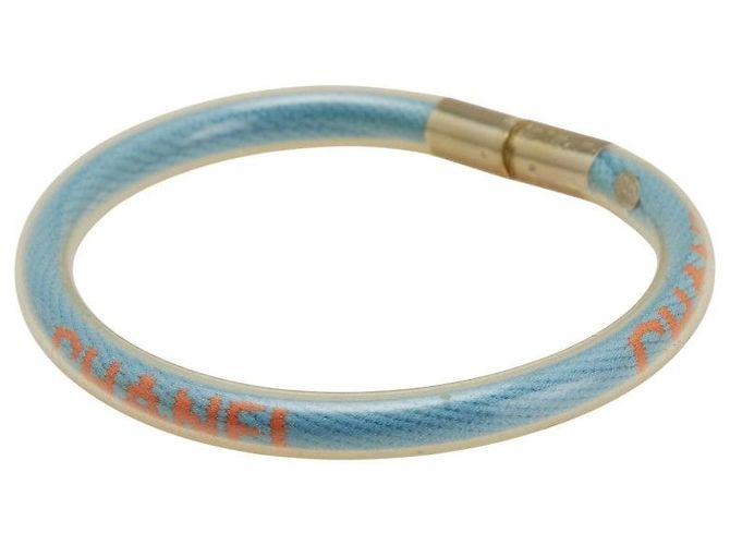 Timeless Bracciale Tubo Logo Chanel Blu