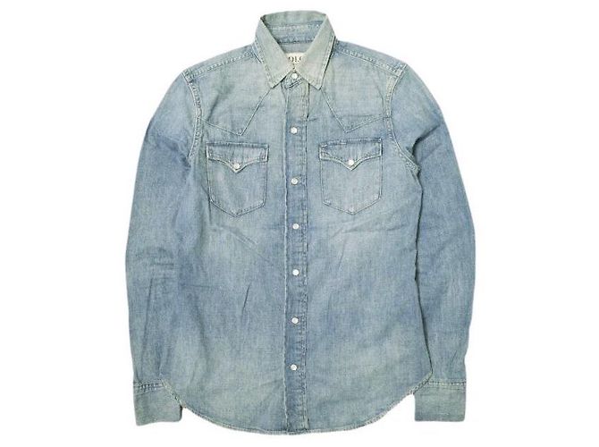 Ralph Lauren Camicia Western in Denim&Supply di Cotone Blu