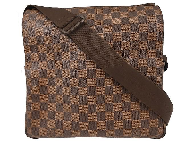 Sac à main Naviglio Damier Louis Vuitton Marron
