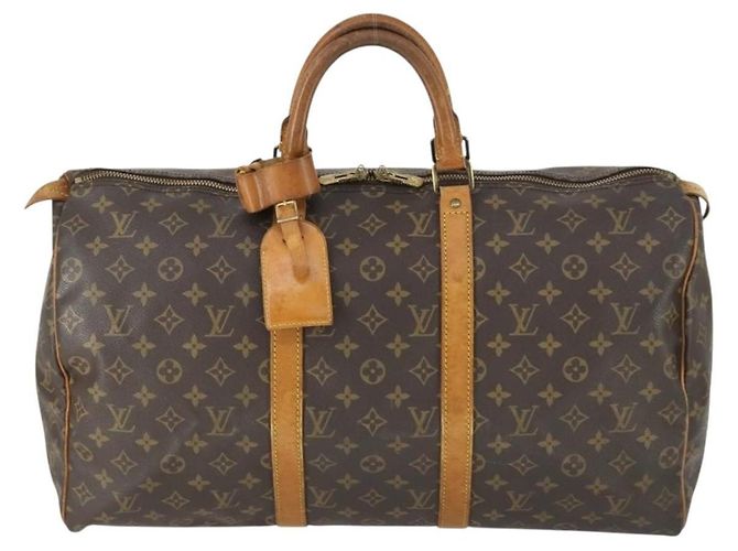 Louis Vuitton Keepall Monogram Canvas 50 Brown
