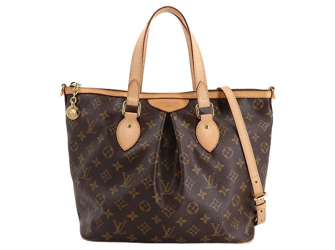 Sac à main Palermo PM Monogram Louis Vuitton Marron Monogramme
