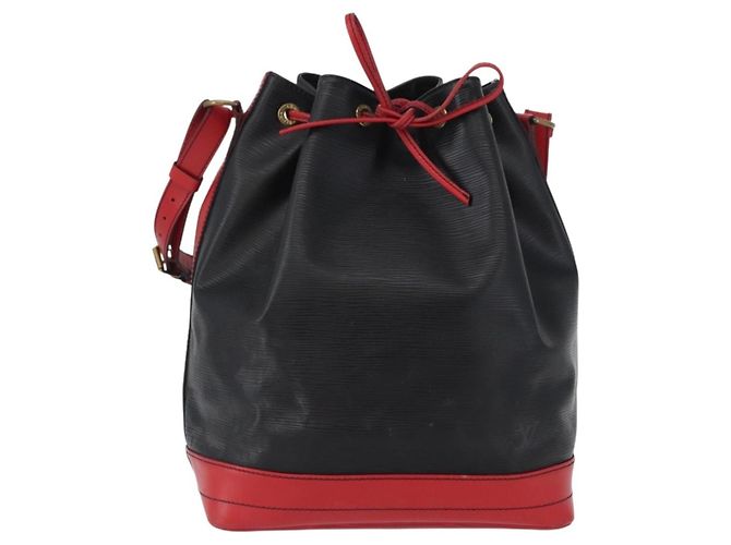 Louis Vuitton Bicolor Noe Epi Leather Large Noir