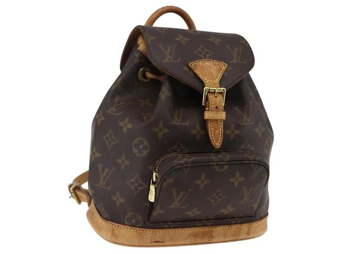 LOUIS VUITTON Mochila Monogram Montsouris PM M51137 LV Auth ka2457 Monograma