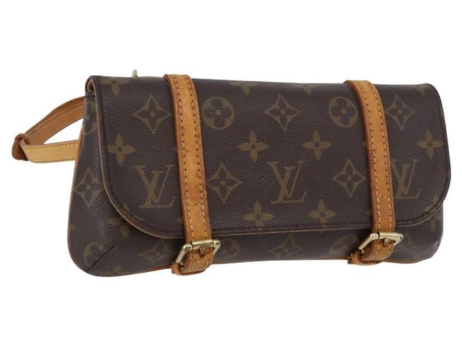 LOUIS VUITTON Monogram Pochette Marrell Gürteltasche M51159 LV Auth ep13325 Monogramm