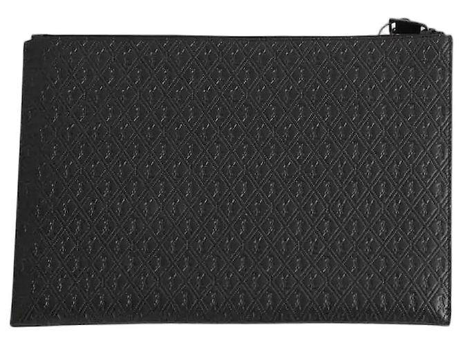 Saint Laurent Schwarze Clutch