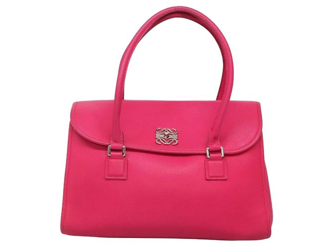 Bolsa Loewe Alamo em couro 36 Rosa