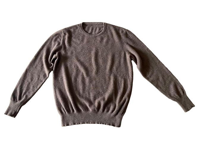 100% Kaschmir Schokoladenbraun Massimo Dutti Limited Edition Größe XL