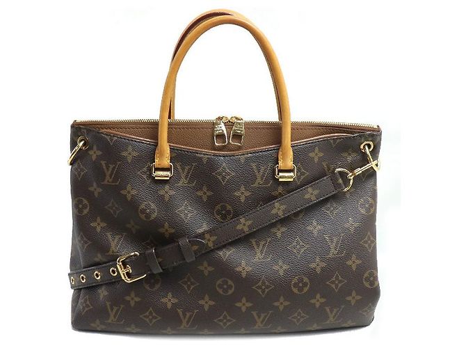 Louis Vuitton Pallas Monogram Handtasche Braun