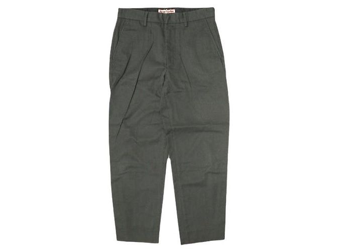 Pantalones de mezcla de algodón Pink Label de Acne Studios Gris