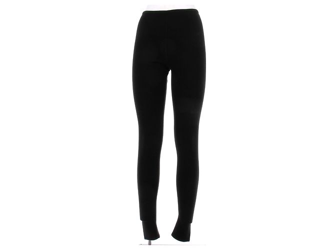 Alaïa Schwarze Wollleggings