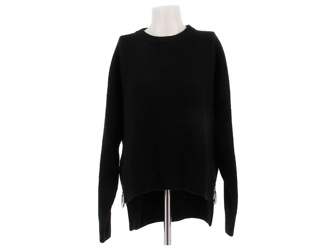 Paco Rabanne Wollpullover schwarz