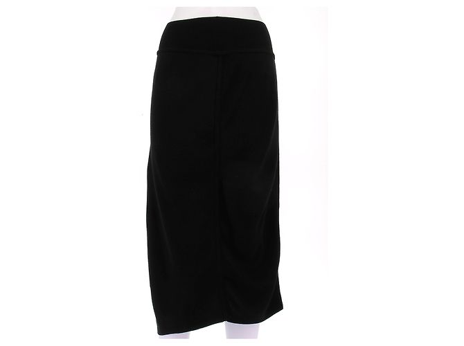 Gonna in lana nera Alaïa Nero