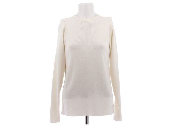 Phoebe Philo Pull crème col rond