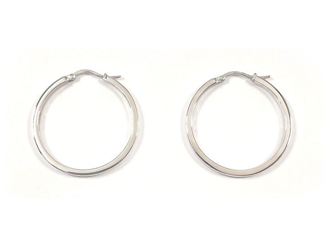 Céline Pendientes de aro de plata 925 Celine