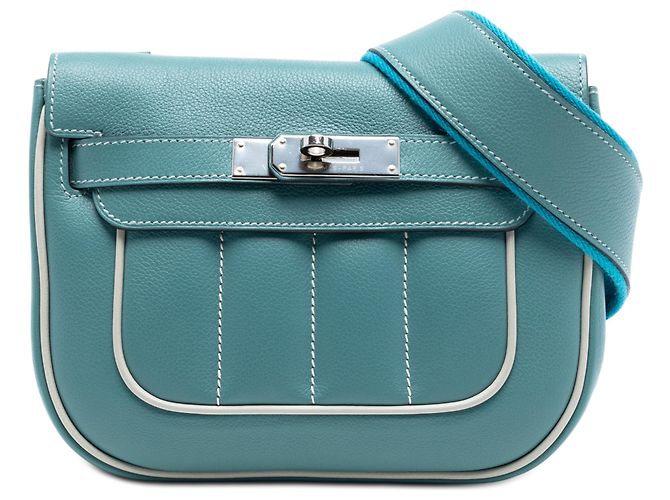 Hermès Blu Mini Evercolor Berline 21 Grigio