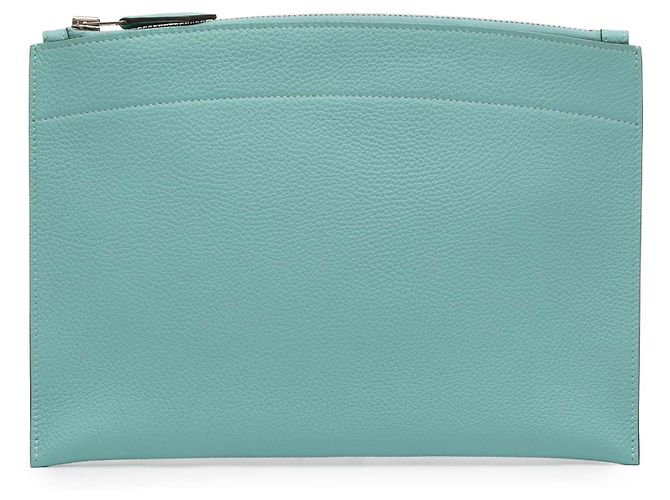 Hermès Kleine Blaue Togo Bazar Tasche Türkis