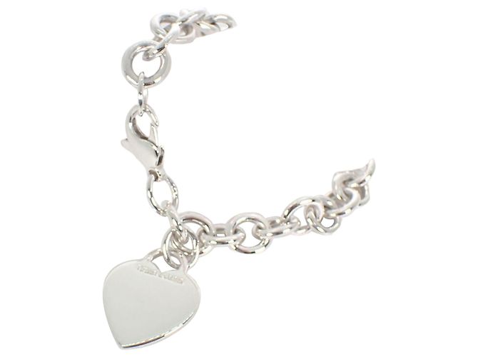 Tiffany & Co Pulsera charm de corazón en plata 925 Tiffany