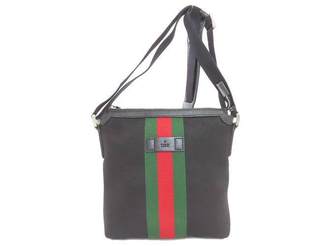 Borsa a Spalla Gucci Sherry Line Nero