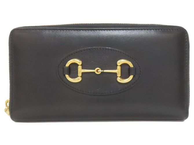 Gucci Horsebit Leather Long Wallet