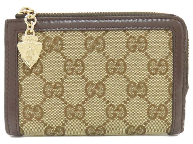 Gucci Brown Canvas Bifold Wallet