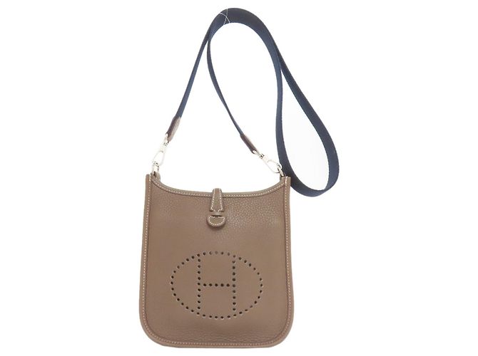 Borsa a Spalla Hermès Evelyn TPM Taupe