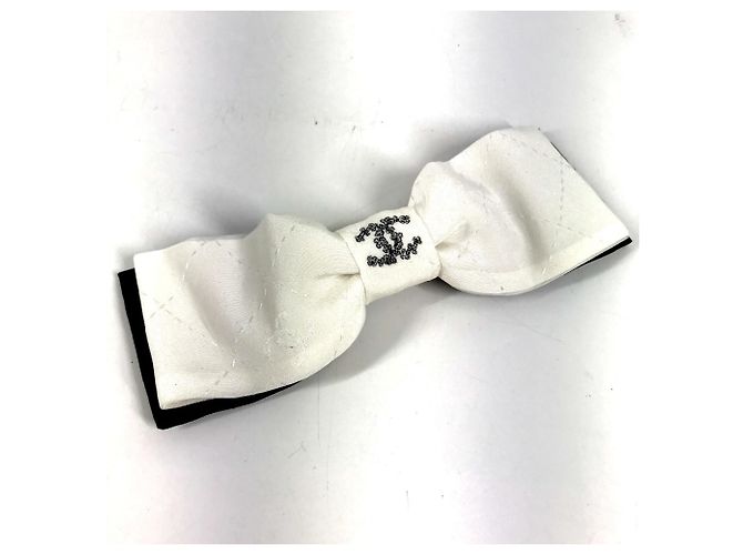 Fermaglio bicolore Chanel Nero Bianco