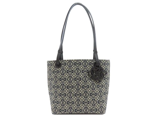 Sac Tote Anagram Loewe Noir Beige Bleu Marine