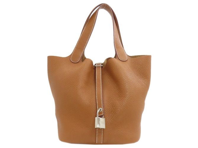 Borsa Hermès Picotin Lock MM D'oro 
