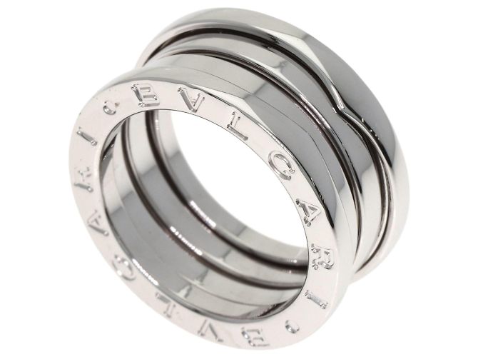 Bulgari Anel Bvlgari B-zero1 3 bandas em ouro branco 18K