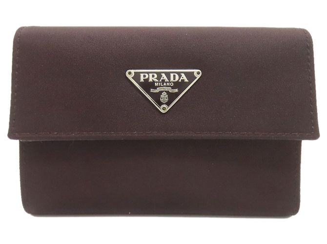 Prada Dark Brown Bi-fold Wallet
